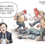 Rooting for the Mob by Adam Zyglis, The Buffalo News