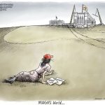With apologies to Christina. Building the Ballroom by Adam Zyglis, The Buffalo News.