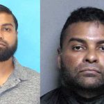 Lakhram Mahadeo when he was in state prison until 2021, left, and in his most recent picture at the Flagler County jail, where he remains.