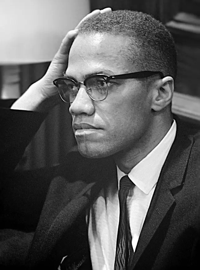 Malcolm X on March 26, 1964, less than a year before he was assassinated. (Marion S. Trikosko)