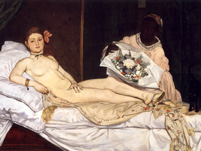 manet's olympia (1863)