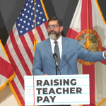 Education Commissioner Manny Diaz Jr. (Screenshot via the governor’s X livestream)