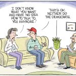 Democrats' Problem with Manosphere by Christopher Weyant, CagleCartoons.com