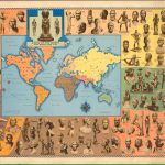 Malvina Hoffman’s sculptures illustrate a map titled Races of the World and Where They Live. Malvina Hoffman/Field Museum of Natural History