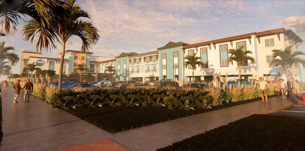The 100-room hotel ion the heart of Flagler Beach should open in the fall of 2024. 