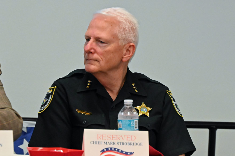 The Flagler County Sheriff's Office's Mark Strobridge. (© FlaglerLive)