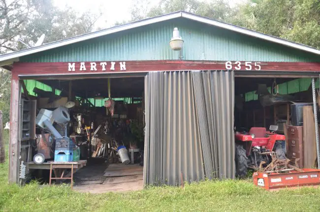 Th Martin barn survived. Click on the image for larger view. (c FlaglerLive)