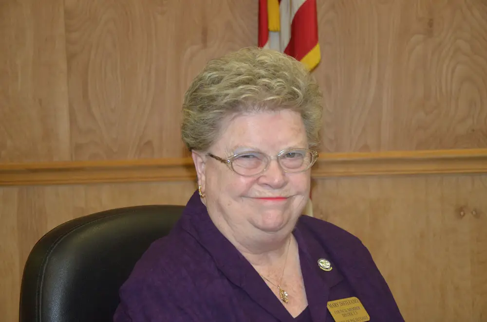 Mary DiStefano when she was a member of the Palm Coast City Council. (© FlaglerLive)