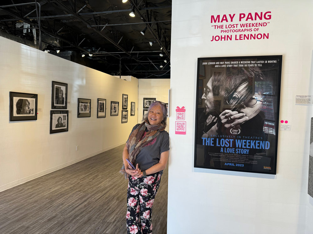 May Pang. (Ocean Art Gallery) john lennon