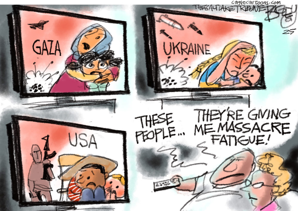 Suffering Population by Pat Bagley, The Salt Lake Tribune