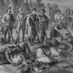 This 1868 illustration of a massacre by white Americans of Native Americans in Idaho would likely not make the cut of history classes under a new rule proposed by the Florida Department of Education.