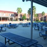 All quiet at Matanzas High School. (© FlaglerLive)
