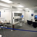 A segment of the Marketing Lab at Matanzas High School, moments before today's ribbon-cutting. (© FlaglerLive)