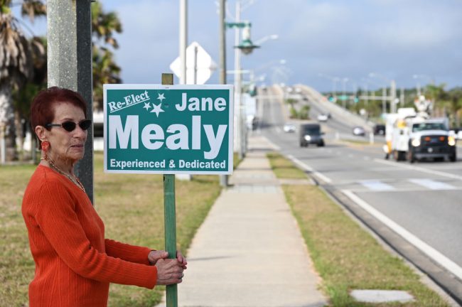 The undefeated: Jane Mealy. (© FlaglerLive)