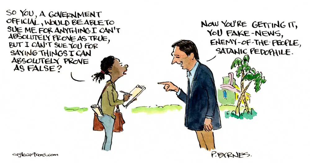 Who Has Freedom of Speech by Pat Byrnes, PoliticalCartoons.com