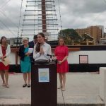 Angela Dumala speaking at a press conference in Tampa on March 27, 2024. (Photo by Mitch Perry/Florida Phoenix)