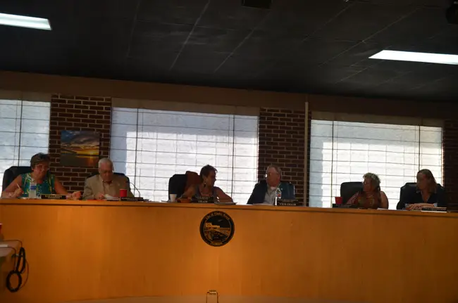 The Flagler Beach City Commission unanimously agreed to a compromise that will open the city to medical marijuana dispensaries, limiting them to the mainland. (c FlaglerLive)