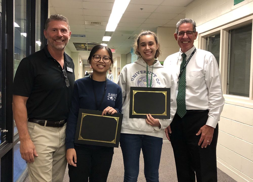 The National Merit Scholarship Corporation announced the names of approximately 16,000 Semifinalists in its 65th annual National Merit Scholarship Program. Two students from Flagler Palm Coast High School are on that list. They are Elizabeth Wolcott and Liying Wu. Both Wolcott and Wu now have the opportunity to compete for some 7,600 National Merit Scholarships worth more than $31 million that will be offered next spring. More details here. (Flagler Schools)