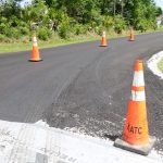 An example of micro-surfacing on a local residential street last year. (Palm Coast)