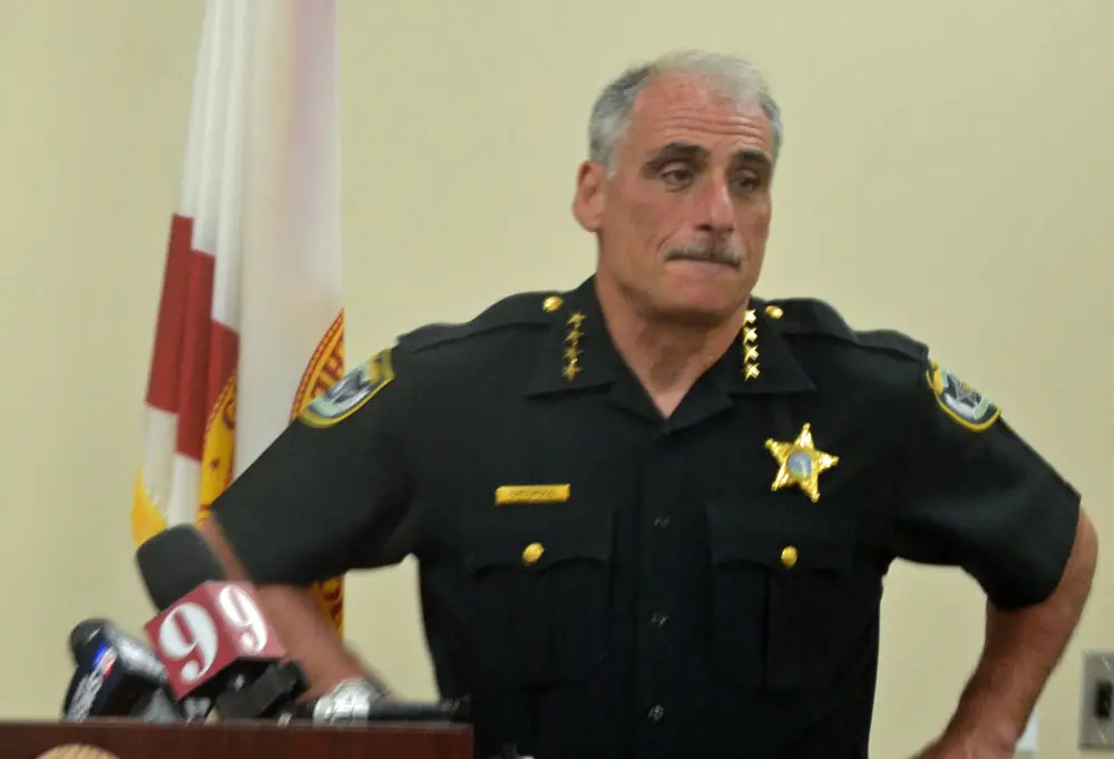 Volusia County Sheriff Mike Chitwood. (© FlaglerLive)