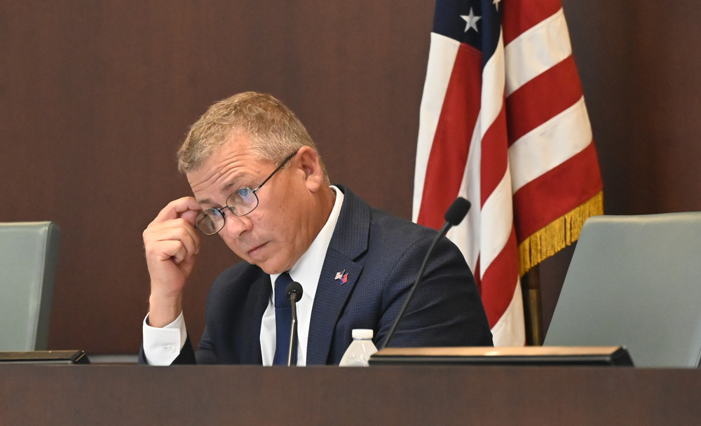 Palm Coast Mayor Mike Norris, now twice censured. (© FlaglerLive)