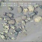 This U.S. Army command post, seen from a drone, is loaded with modern technology but uses a centuries-old structure.