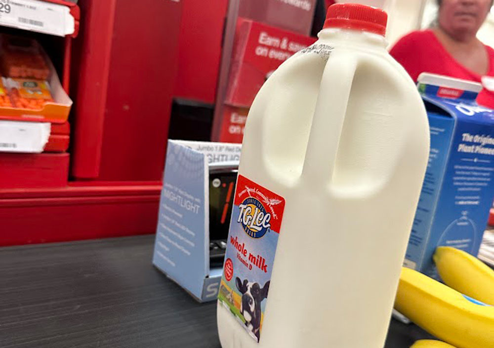 A little milk. (© FlaglerLive)