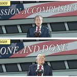 Iraq Missioned Accomplished Iran One and Done by R.J. Matson, Portland.