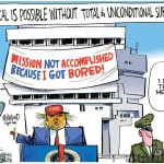 Unconditional Surrender by Dave Whamond, Canada, PoliticalCartoons.com