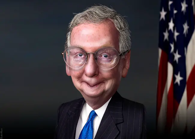 Senate Majority Leader Mitch McConnell has different ideas. (DonkeyHotey)