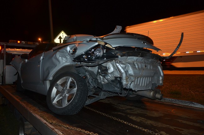 mitsubishi hit and run palm coast wreck i-95