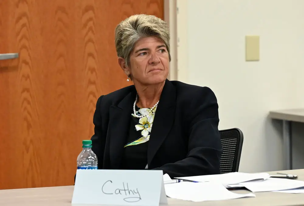 Superintendent Cathy Mittlestadt. (© FlaglerLive)