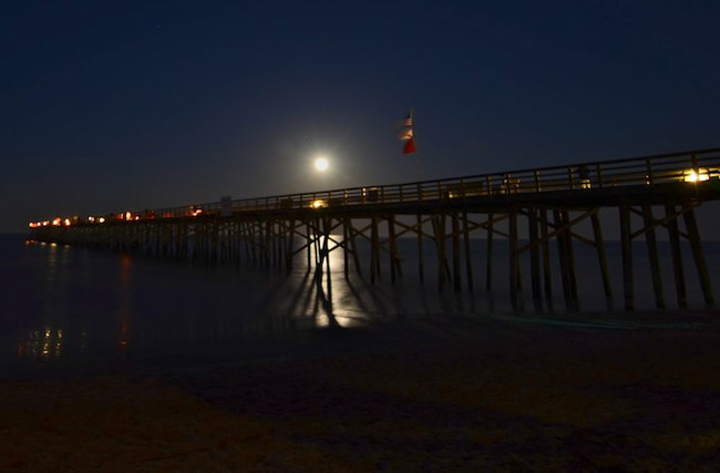 Get Ready For Moonlight Fishing On the Flagler Beach Pier