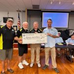 From left: Gary Fisher, Ernie Morris, Bill May, Capt. Adam Morley. (Flagler Sportfishing Club)