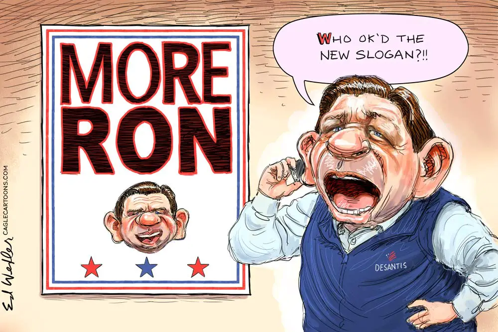 More Ron Moron by Ed Wexler, CagleCartoons.com