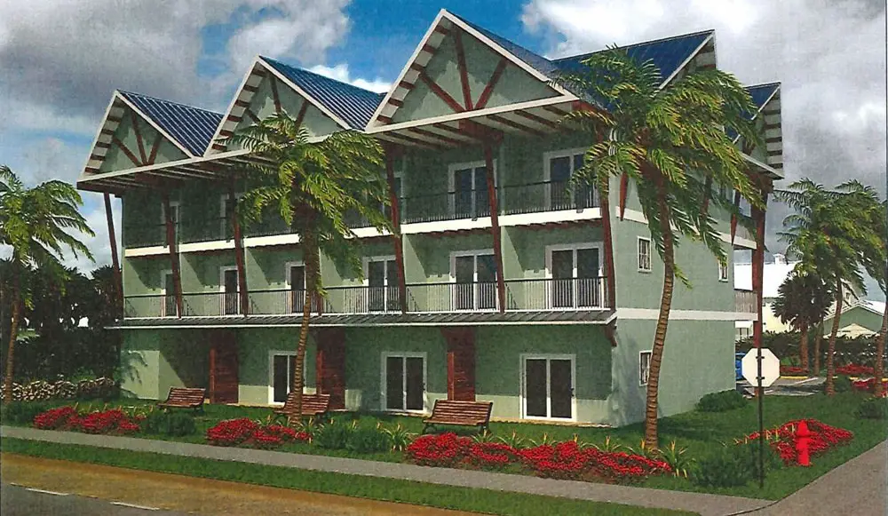 A rendering of the proposed 12-room motel on State Road A1A, at South 13th Street, in Flagler Beach. 
