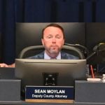 Deputy County Attorney Sean Moylan. (© FlaglerLive)
