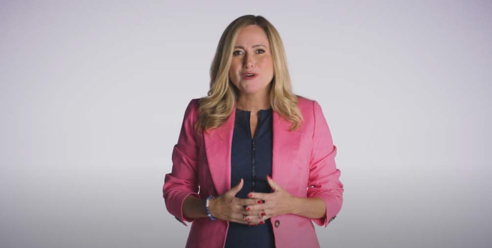 Screenshot of Debbie Mucarsel-Powell from her campaign video. 