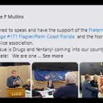 Flagler Joe Mullins false law enforcement support