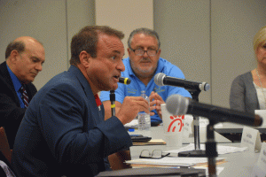 County Commissioner Joe Mullins chairs the Public Safety Coordinating Council. (© FlaglerLive)