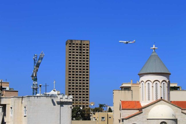 The Murr Tower in Beirut, 2013. (Flickr/rabiem22)