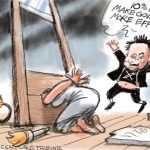 Musk Cuts by Pat Bagley, The Salt Lake Tribune