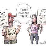 My body my choice by Adam Zyglis, The Buffalo News, N.Y.