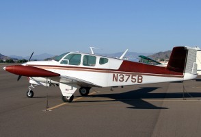 The plane that crashed, seen here parked at an airport in Arizona in 2006, when it was under a different ownership. (airlines.net)