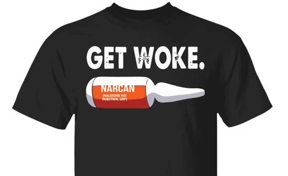Narcan awareness is spreading to the point of creating lines of merchandise. 