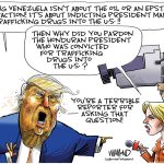 Bombing Venezuela by Dave Whamond, Canada, PoliticalCartoons.com