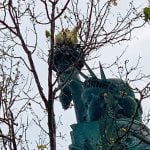 Her beacon is harder to discern on the even of America's 250th anniversary. (© FlaglerLive)