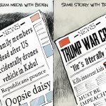 Media Inconsistencies by Rivers, CagleCartoons.com