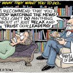 Psychiatrist Tells Patient to Stop Watching News by Monte Wolverton, Battle Ground, WA