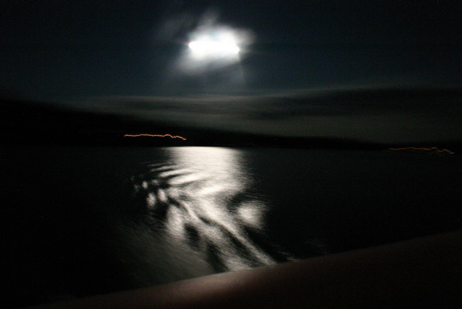 The boat's engines had failed on a less than moonlit night. (Erick Nielsen)
